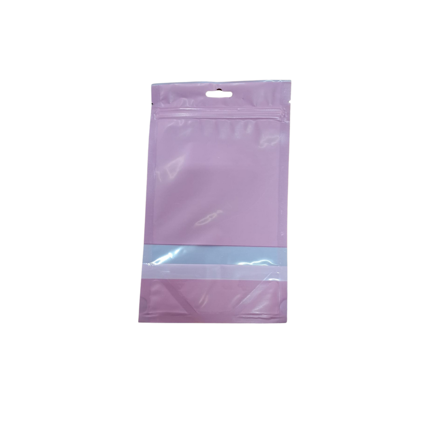 Stand Up Ziplock Pouch with Window – 130 x 220 mm