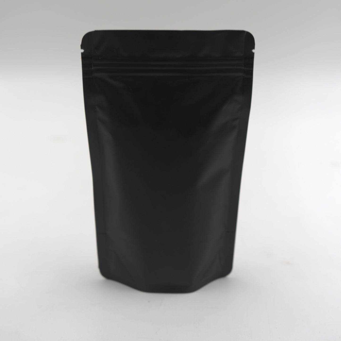 Black Standup Pouches with Zip - 120mm x 200mm