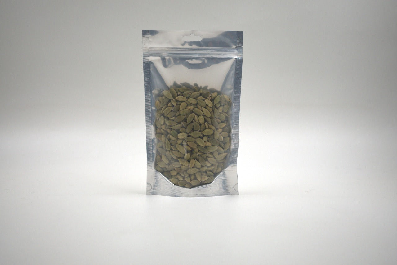 Stand up Pouch Clear Front Window with Silver Back with Ziplock - 130x220 (100pcs)