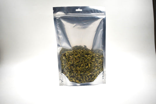 Stand Up Pouch Sliver back With Clear Front Window-Ziplock- 200x300 (100pcs)